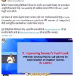 प्रधानमंत्री कृषि सिंचाई योजना के अंतर्गत ₹1600 करोड़ की परियोजना को मिली मंजूरी: मंत्री नेताम