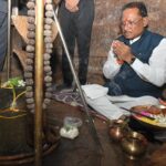 मुख्यमंत्री ने तेरहवीं शताब्दी के प्राचीन शिव व हनुमान मंदिर के किए दर्शन……