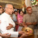 सपरिवार पूर्व गृह मंत्री ताम्रध्वज साहू ने किया माता बम्लेश्वरी जी का दर्शन…