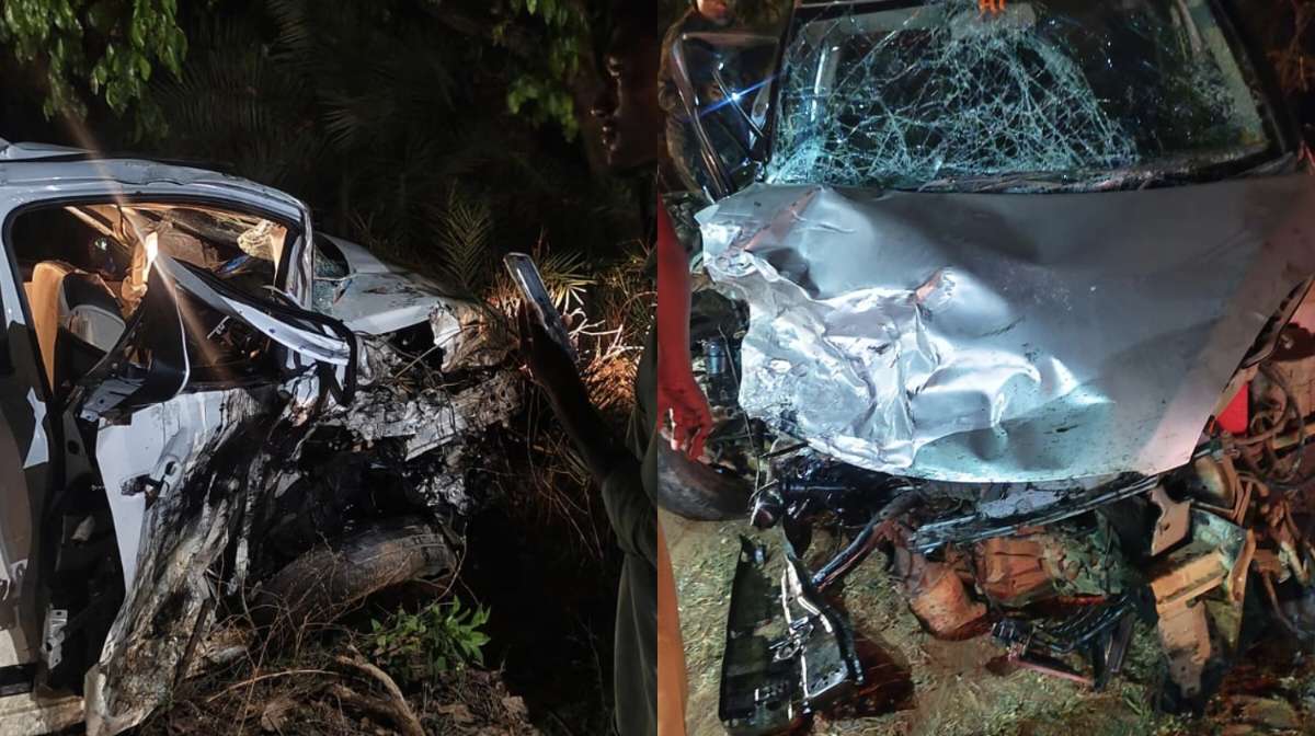 नेशनल हाईवे-30 पर भीषण सड़क हादसा, दो कारों की जबरदस्त भिड़ंत, 6 की मौत, 3 घायल…
