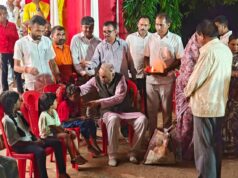 पूर्व कृषि मंत्री चंद्रशेखर साहू ने अपने गृह ग्राम में मनाया, प्रधानमंत्री नरेंद्र मोदी का जन्मदिन…