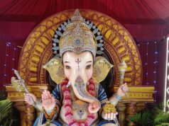 कला मंदिर का विशाल गणेश मंडप दर्शन ही नहीं कला और सुंदरता का विशेष पहचान दुर्ग शहर में रखता है ।