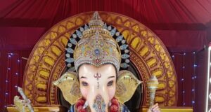 कला मंदिर का विशाल गणेश मंडप दर्शन ही नहीं कला और सुंदरता का विशेष पहचान दुर्ग शहर में रखता है ।