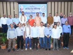 संगी मितान सेवा समिति रायपुर ने अभियंता दिवस पर रायपुर नगर निगम के 25 सेवानिवृत्त वरिष्ठ अभियंताओ को सम्मानित किया…