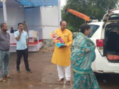 सभापति सूर्यकान्त राठौड़ ने परिवारजनों सहित घर के गणपति की मूर्ति का महादेवघाट के समीप विसर्जन कुण्ड में किया श्रद्धापूर्वक विसर्जन…