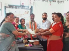 आंगनबाड़ी केंद्र क्रमांक 108 में आंगन मिलन कार्यक्रम आयोजित…