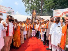 सेवा ज्योति यात्रा में गूंजा सेवा और राष्ट्र निर्माण का संदेश…