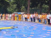 सेवा के रंग ‘राष्ट् के संग 76*76फीट का रंगोली मिशन…