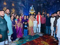 सहपरिवार माता रानी के हवन-पूजन में शामिल हुए विधायक देवेंद्र यादव