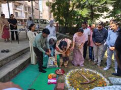 महापौर मीनल चौबे ने नगर निगम जोन 2 वार्ड 28 देवेन्द्र नगर सेक्टर 5 में वर्धमान वाटिका में हॉल निर्माण, उद्यान सौंदर्यीकरण विकास कार्य का भूमिपूजन वार्ड पार्षद श्रीमती कृतिका जैन सहित कर नागरिकों को दी शानदार सौगात…