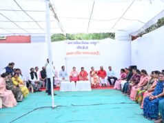 रायपुर पश्चिम विधायक राजेश मूणत और महापौर मीनल चौबेच ने ठाकुर प्यारेलाल सिंह वार्ड अंतर्गत अनुपम गार्डन के समीप जोन 5 क्षेत्र में एसएस रेलिंग लगाने 2 डी पेंटिंग, पेवर लगाने नाली मरम्मत निर्माण शीघ्र करवाने 34 लाख की लागत से नये सौंदर्गीकरण कार्य का भूमिपूजन सभापति सूर्यकांत राठौड, छ.ग. राज्य लौह शिल्पकार विकास बोर्ड अध्यक्ष प्रफुल्ल विश्वकर्मा, पार्षद व एमआईसी सदस्य श्रीमती सुमन पाण्डेय, दीपक जायसवाल, पार्षदों सहित नागरिको दी शानदार सौगात…