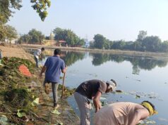 छठ पर्व के पूर्व भिलाई निगम क्षेत्र के तालाबों की सफाई तेज, जलकुंभी और विसर्जन सामग्री हटाने का कार्य जारी..